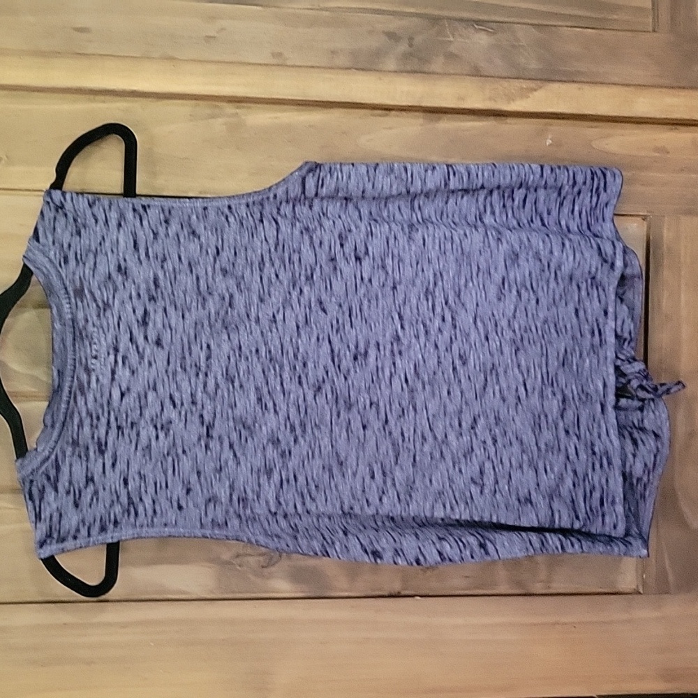 Lucky Brand Purple Tie Front Muscle Tee - Picture 5 of 5